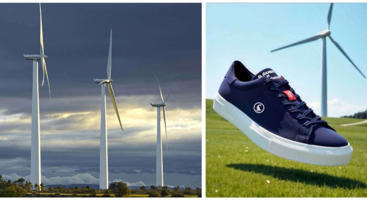 Takto se recykluje 80tunová lopatka větrné turbíny, která se otočila milionykrát, za účelem výroby tenisek.