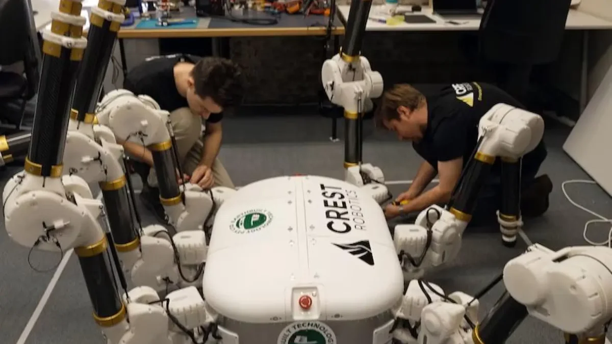 Robot-pavouk nahradí zedníky: postaví domy o rozloze 200 metrů čtverečních za méně než jeden den