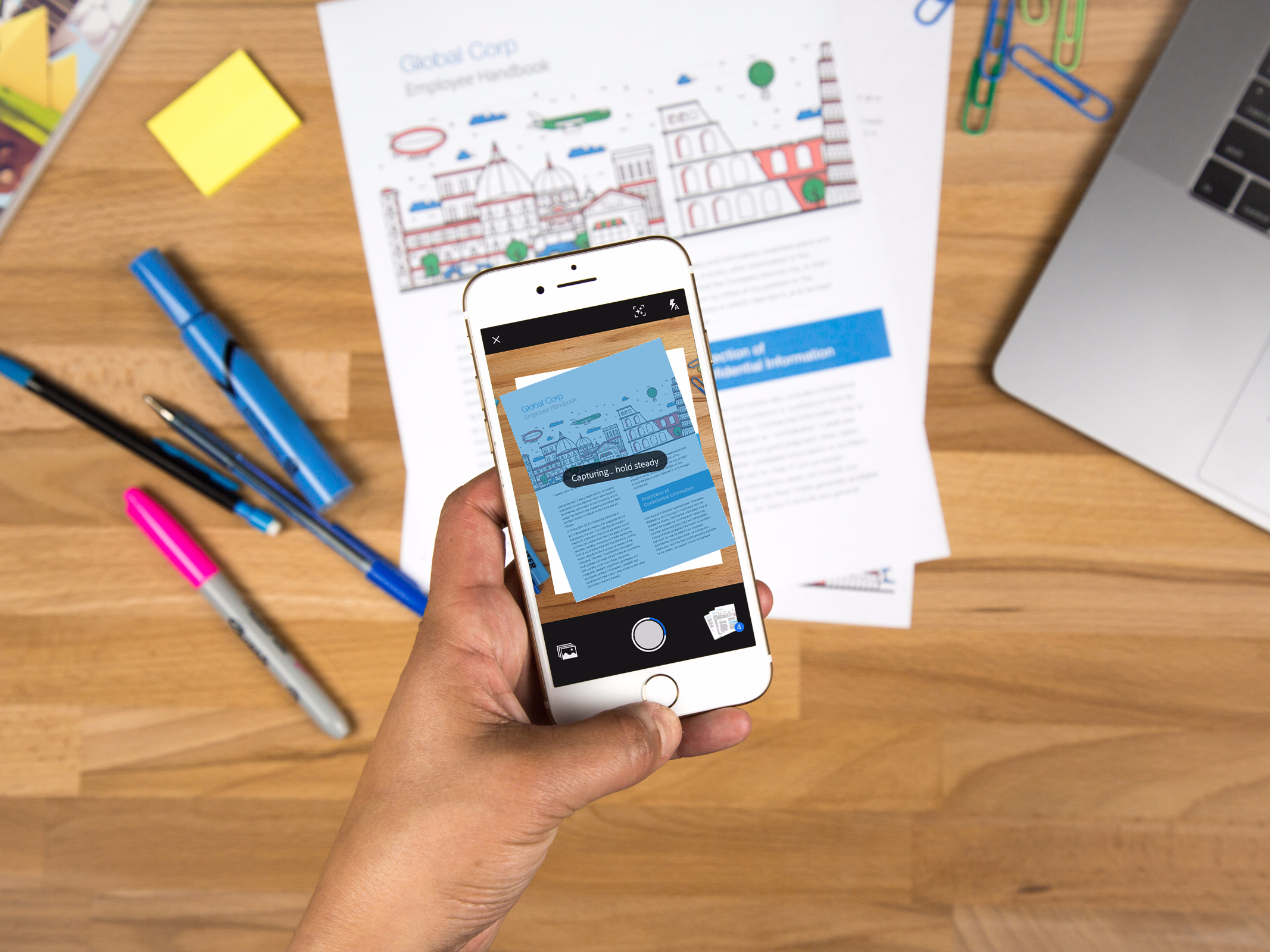 Jak skenovat dokumenty a odesílat je ve formátu PDF přes WhatsApp bez dalších aplikací