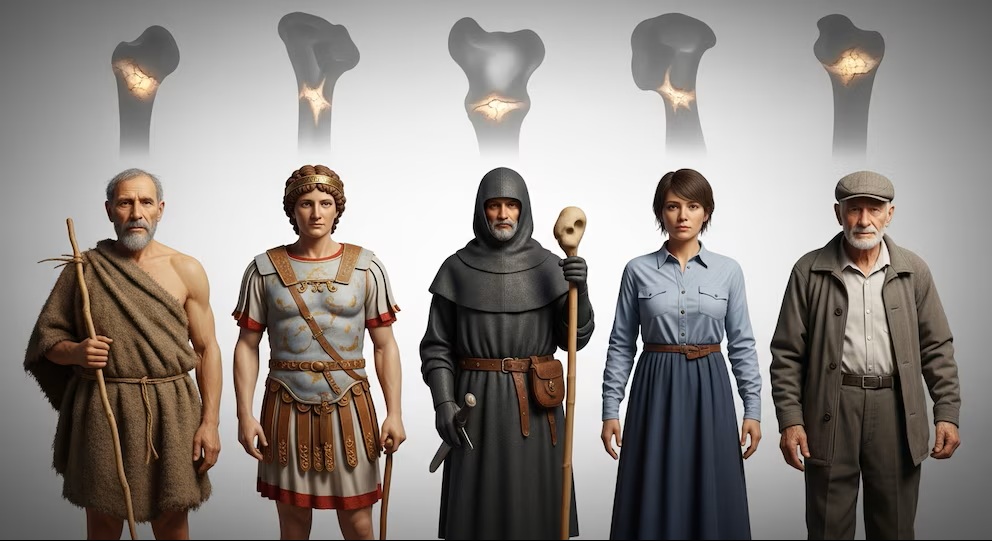 Za hranicemi sedavého životního stylu: archeologický objev ukazuje, že křehkost kostí je starodávný jev, tvrdí studie.