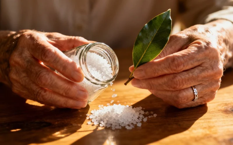 Bobkový list a sůl: zlatá kombinace, předávaná z generace na generaci, pro váš domov
