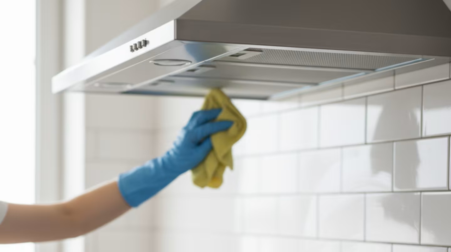 Jak odstranit mastnotu z kuchyňské digestoře pomocí domácích prostředků