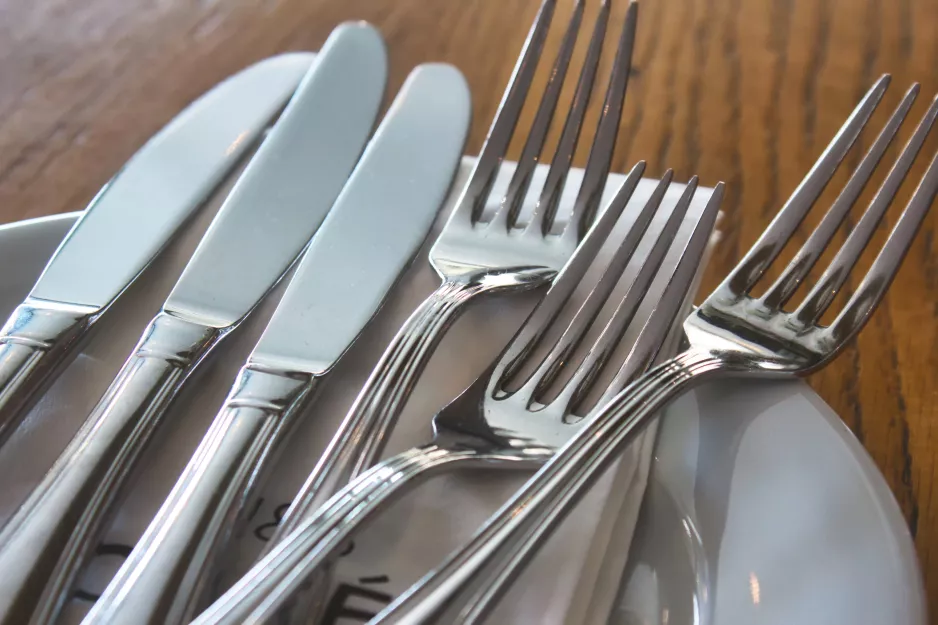 Stačí přidat 10 lžic přípravku do 1 litru vody a přivést k varu. Jedno použití – a vaše příbory budou čisté jako zrcadlo.