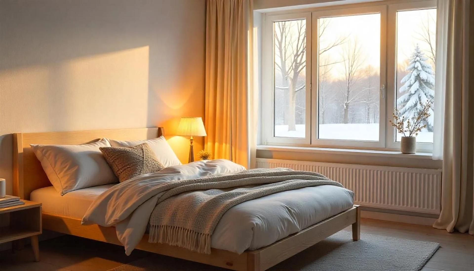 Chytrý trik pro teplou ložnici. Bez roztočení radiátorů