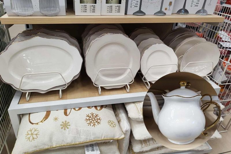 Porcelán Pepco pro vánoční večeři. Elegantní sada za poloviční cenu.