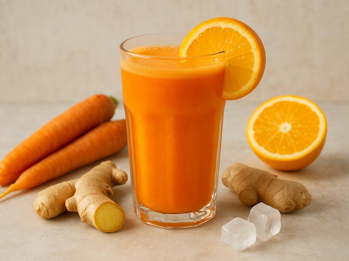 Domácí mrkvový džus: zdravý, snadný na přípravu a bohatý na vitamíny