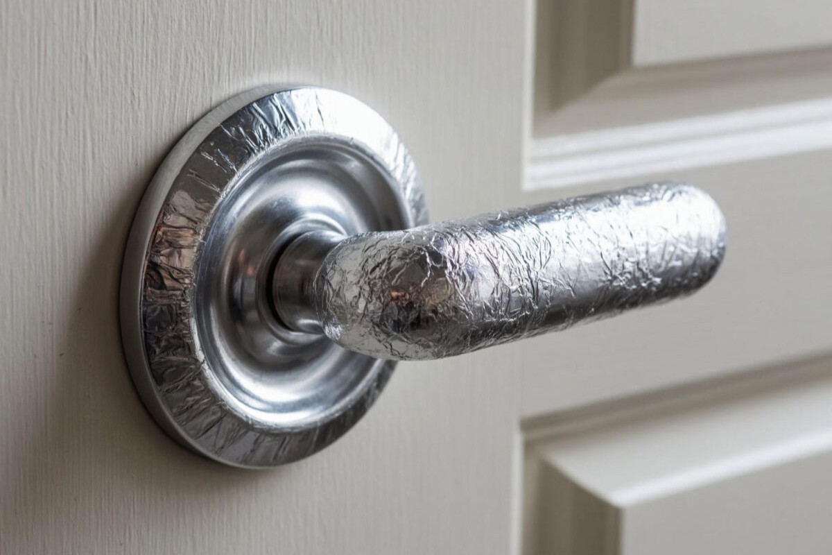 Proč někteří lidé obalují kliku dveří hliníkovou fólií – a nakolik je to skutečně účinné