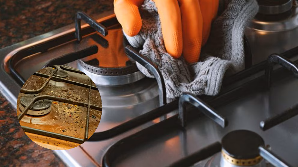 Špinavé hořáky? Tento trik s kuchyňským blokem je udělá jako nové!