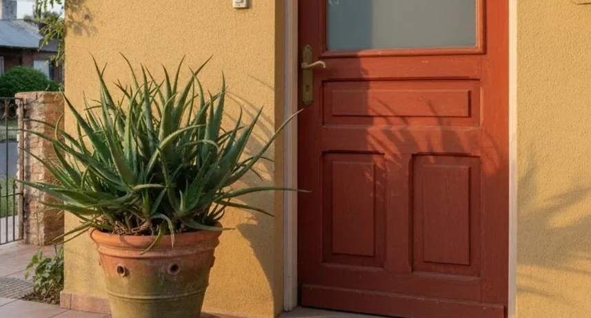 Co znamená podle feng-šuej umístit rostlinu aloe vera u vchodových dveří?
