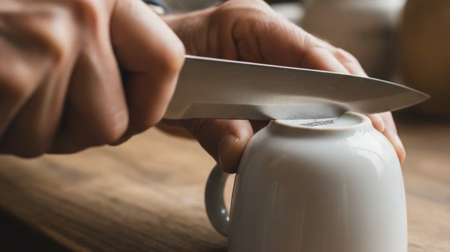 Bez kamene a brousku: trik, který v minulosti používali majitelé železářství k broušení nožů