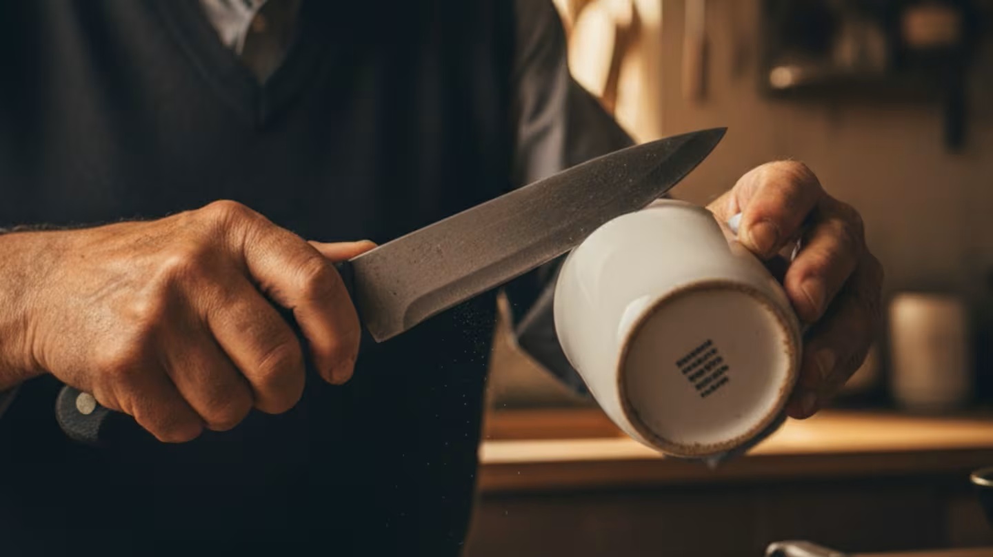 Bez kamene a brousku: trik, který v minulosti používali majitelé železářství k broušení nožů