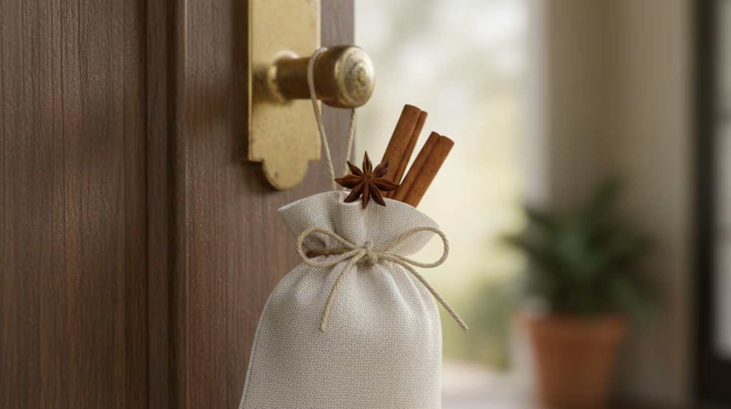 Je to v módě: jaký má smysl pověsit malý sáček s kořením na vstupní dveře a proč se to doporučuje?