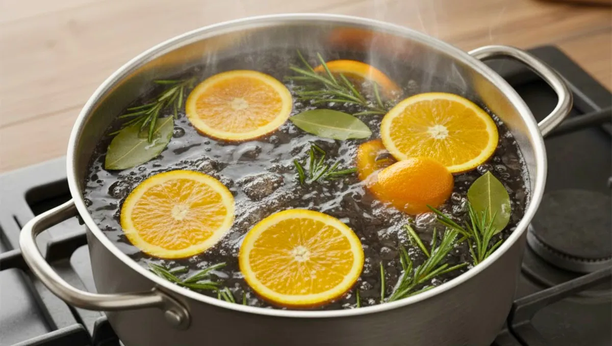 Co se stane, když uvaříte rozmarýn s pomerančem?