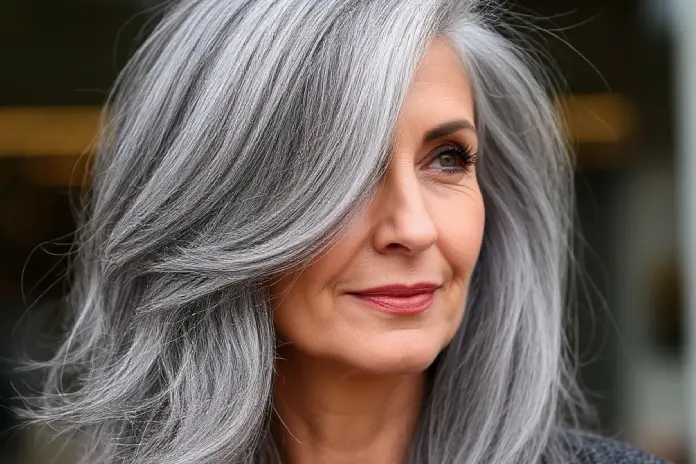Poslední trend v barvení šedivých vlasů: kadeřníci předpovídají, že tento odstín bude nejoblíbenější o letošních Vánocích.