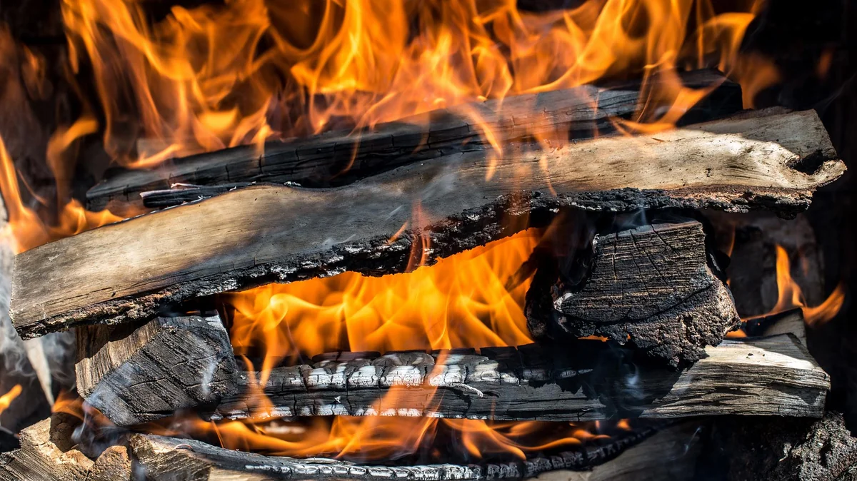 Toto oblíbené dřevo není vhodné pro krby, protože vytváří hodně sazí.