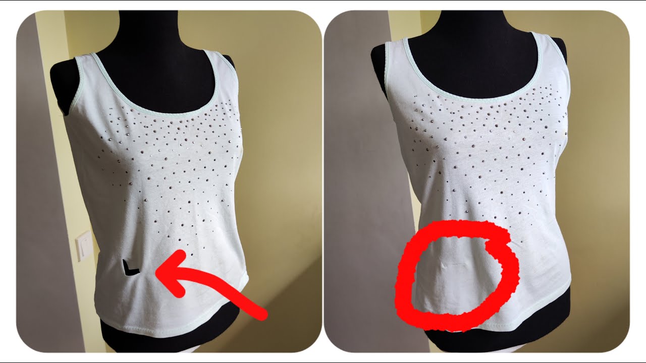 Budete potřebovat pouze žehličku: takto můžete opravit díry na tričkách bez šití