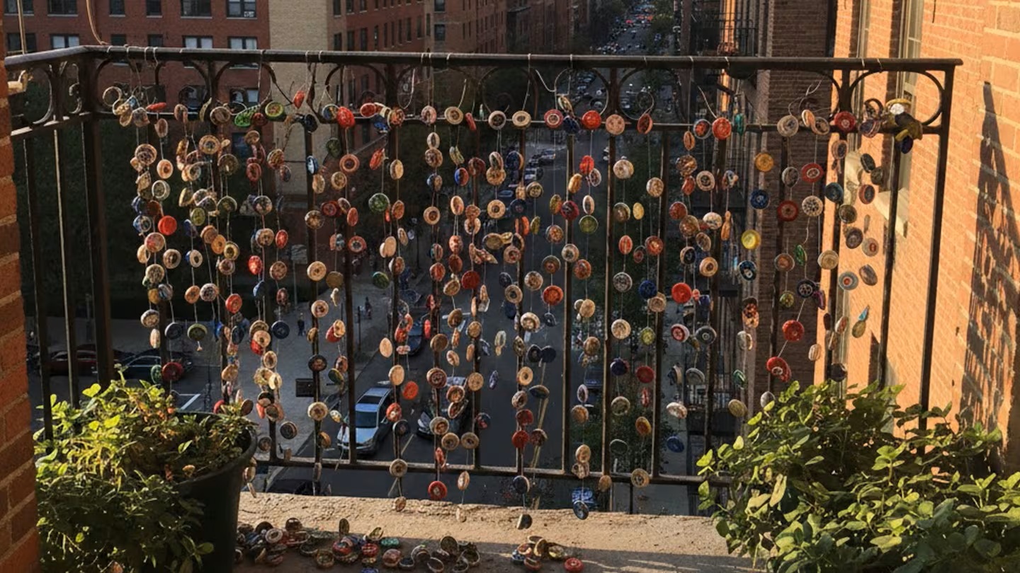 Zavěšování víček od lahví s limonádou v zahradě: proč se to doporučuje a k čemu to slouží