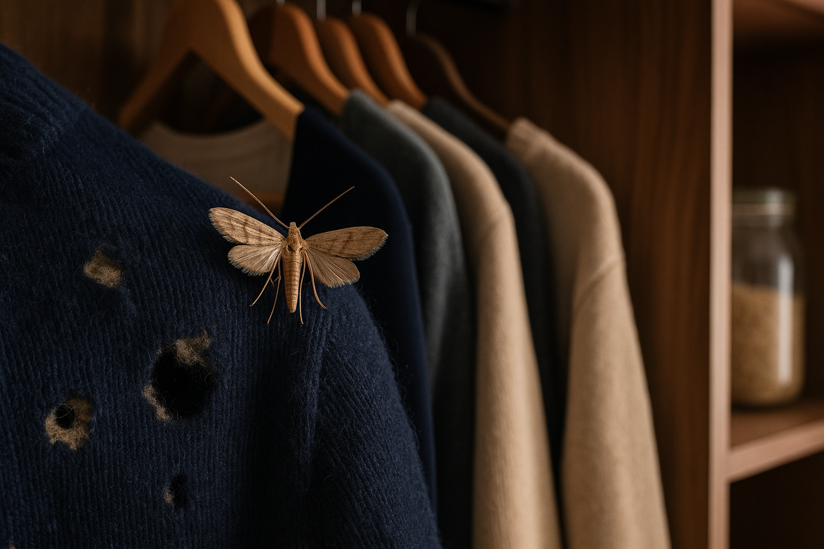 Ekologický způsob boje proti molům: použijte toto koření k ochraně oblečení ve skříni.