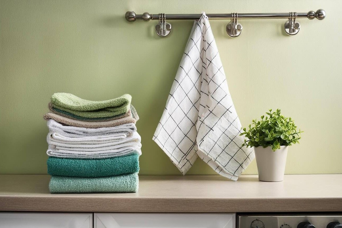 Sbohem, kuchyňské utěrky visící na dvířkách trouby: nový praktický trend pro jejich skladování v roce 2026.