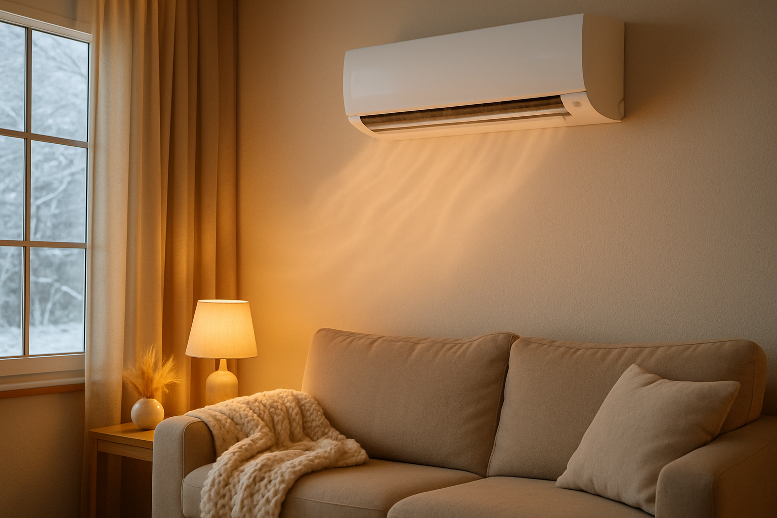 Nechte klimatizaci zapnutou celou zimu až do dubna, abyste snížili účty za elektřinu