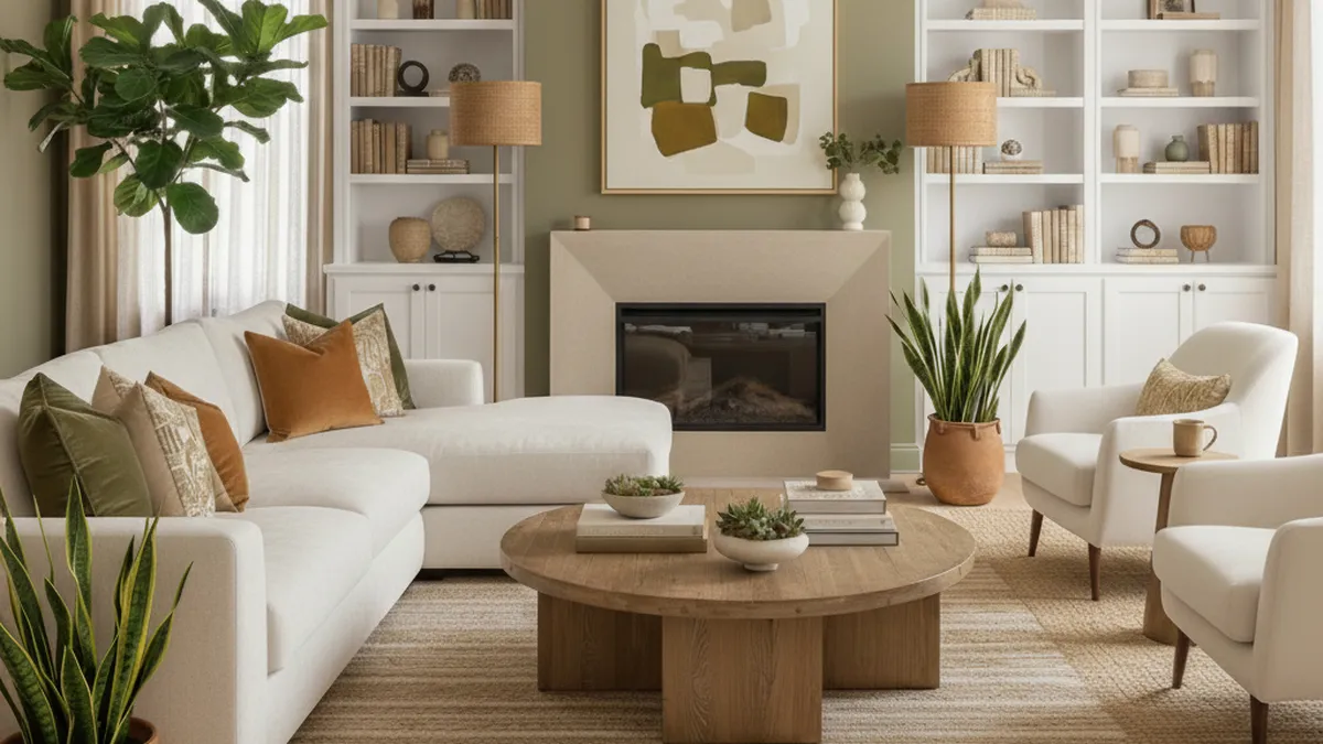 Jakou barvou vymalovat stěny obývacího pokoje, aby působil větší: tajemství designu.