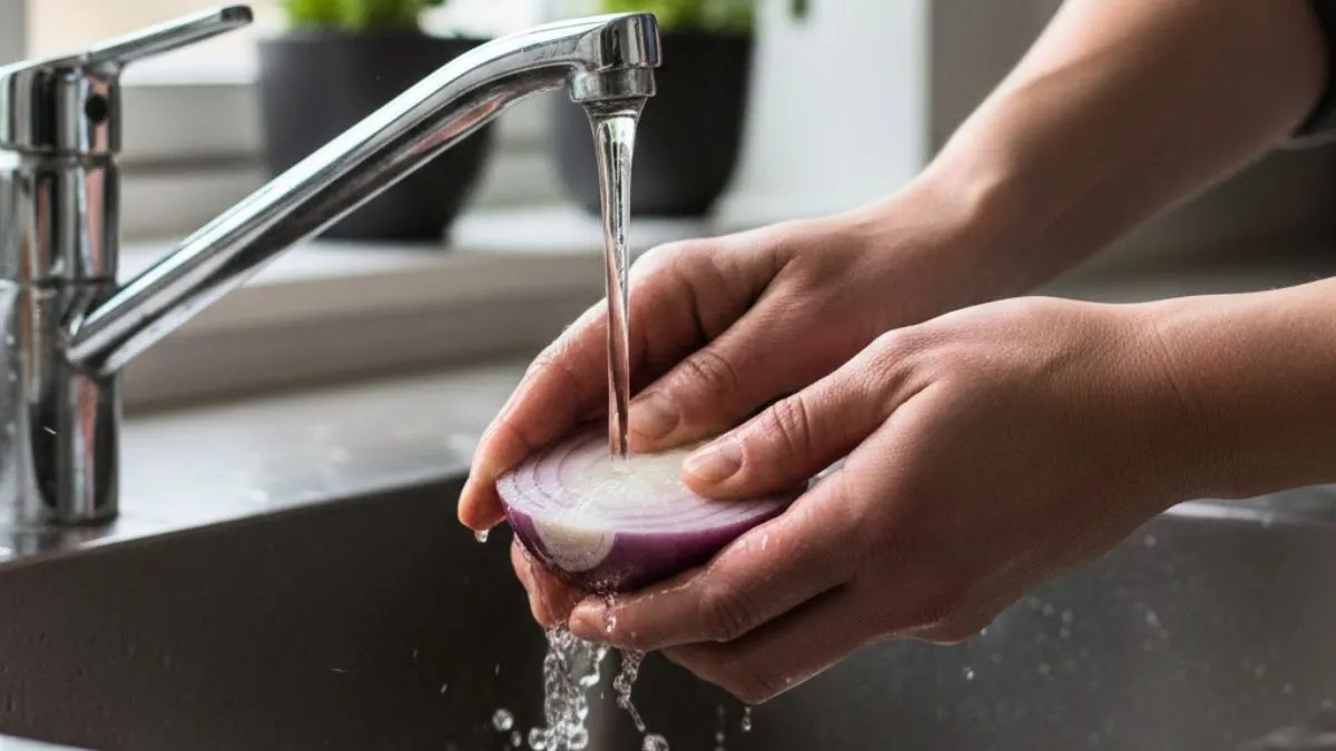 Tření vodovodních kohoutků cibulí: proč se to doporučuje a k čemu je to dobré.