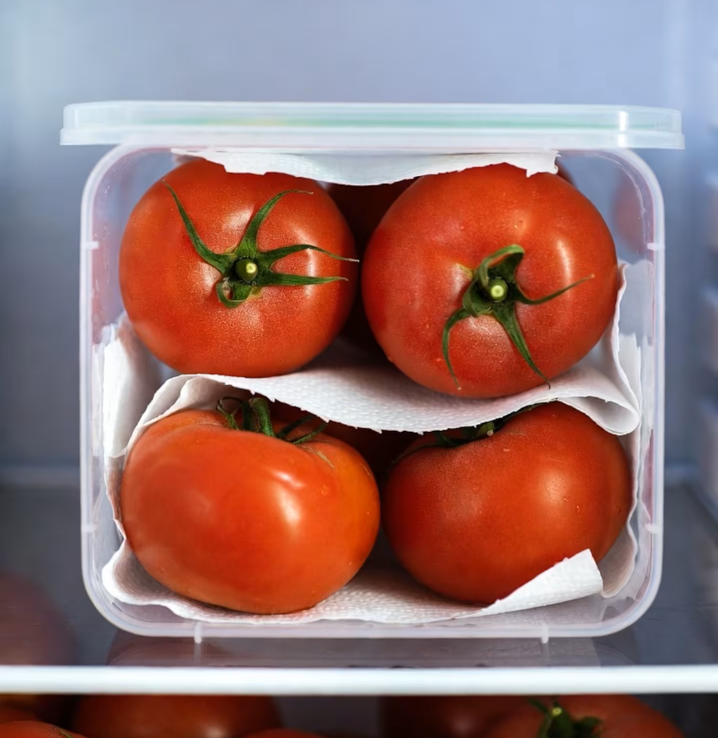Pokud budete rajčata takto skladovat v kuchyni, zůstanou čerstvá až 30 dní a nezplesniví.