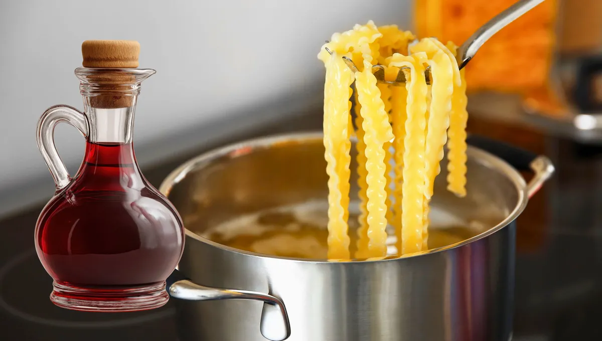 Co se stane, když přidáte trochu octa do vody, ve které se vaří těstoviny?