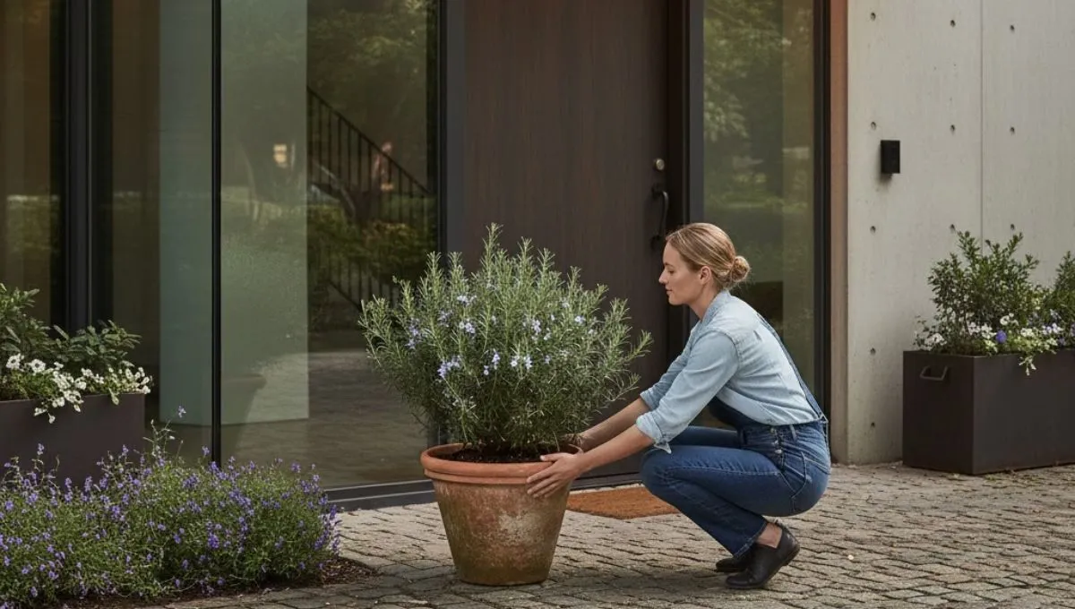 Výsadba rozmarýnu u vchodových dveří: proč se to doporučuje a k čemu je to dobré.