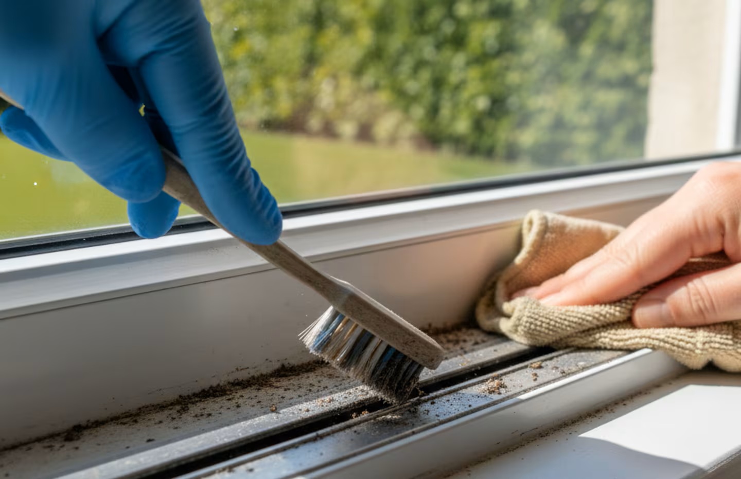 Použití jedlé sody k čištění okenních kolejnic: k čemu slouží a jaké má výhody.