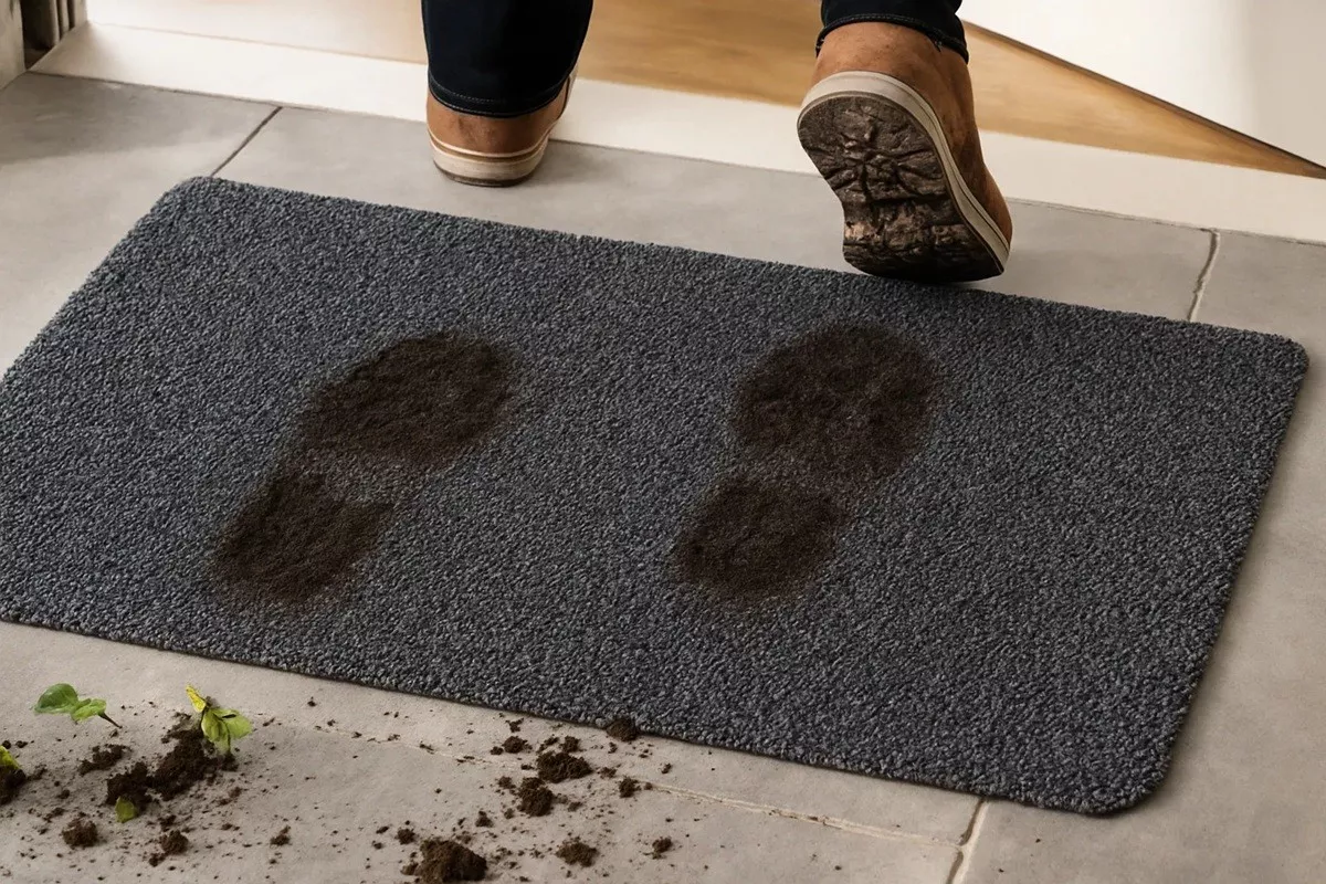 Je váš rohožka u dveří velmi špinavá? Zde je návod, jak ji zachránit.