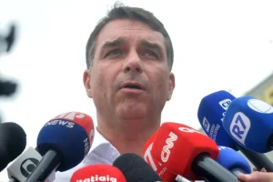 O senador Flávio Bolsonaro (PL-RJ)/Foto: Ed Alves CB