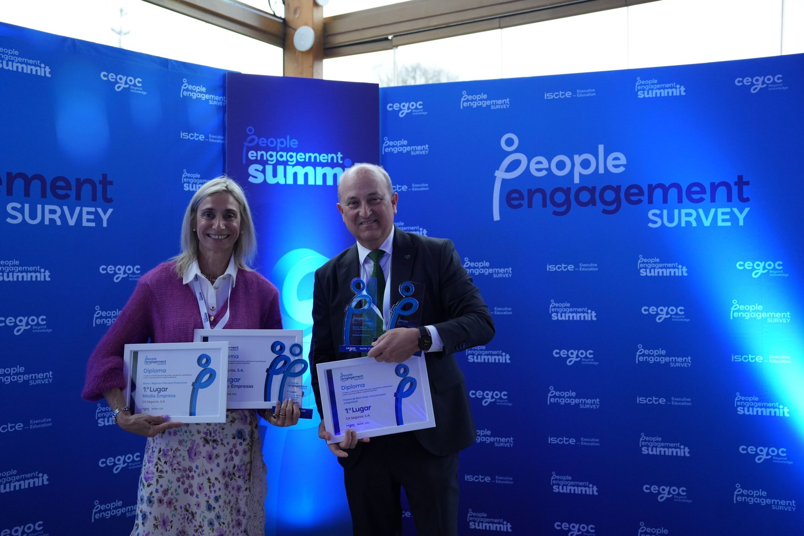 CA Seguros se vyznamenala v národních cenách za pracovní prostředí a vedení lidí