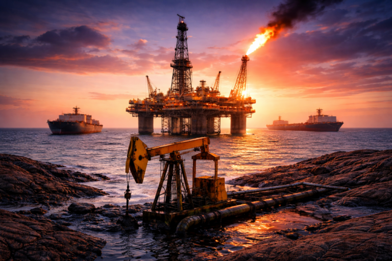 Jazigo de petróleo. Crédito: Foto AI