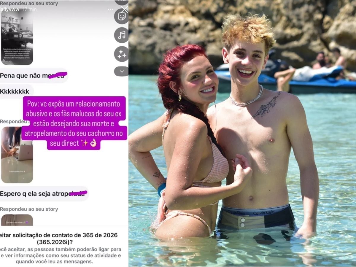 A polêmica envolvendo o ex-casal Vivi Wanderley e Juliano Floss ganhou um capítulo sombrio nesta quinta-feira (26/03). Após relatar ter vivido um relacionamento abusivo com o atual participante do BBB 26, a influenciadora divulgou prints de mensagens de ódio e ameaças que recebeu em seu direct.