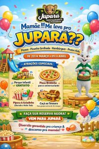 Parque Jupará oferece programação gratuita para crianças até 5 de abril