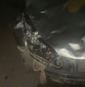 Colisão entre carro e búfalo é registrada na AC-405