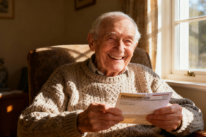 Reformado feliz. Crédito: Freepik AI