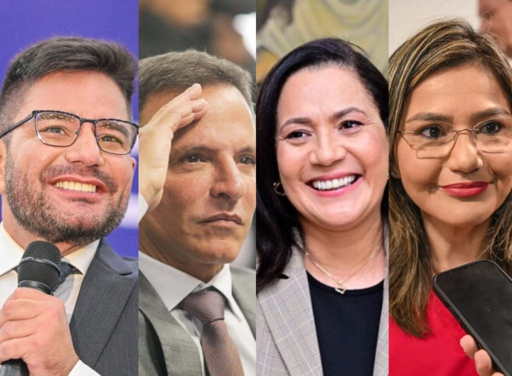 Gladson, Bittar, Mailza e Jéssica/Foto: montagem