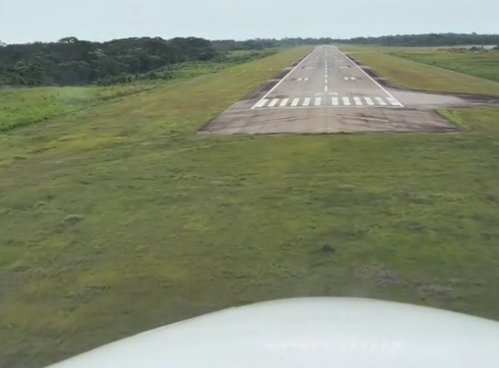 Pilot zaznamenává přistání v Rio Branco a stal se virálním s více než 35 tisíci zhlédnutími na TikTok; Podívejte
