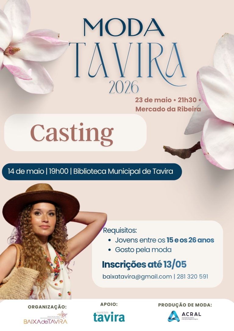 Casting na 'Moda Tavira 2026' hledá mladé talenty