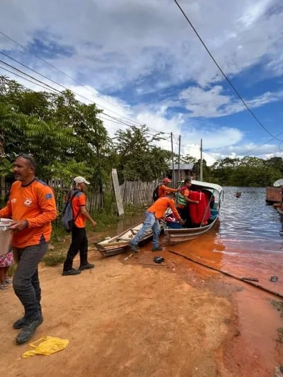 Radnice zahajuje evakuaci rodin postižených rozvodněním řeky Juruá