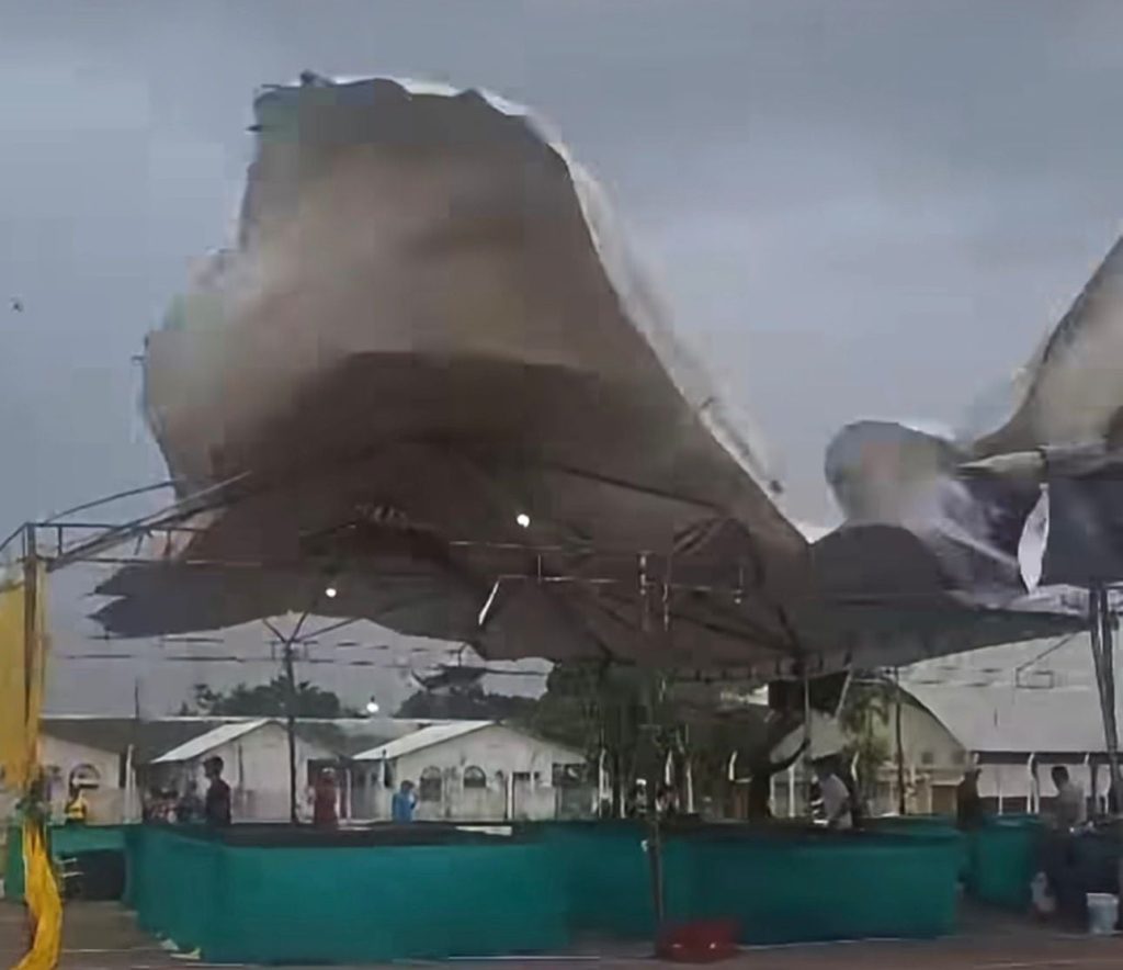 Temporal atinge Feira do Peixe no interior do Acre e causa transtornos