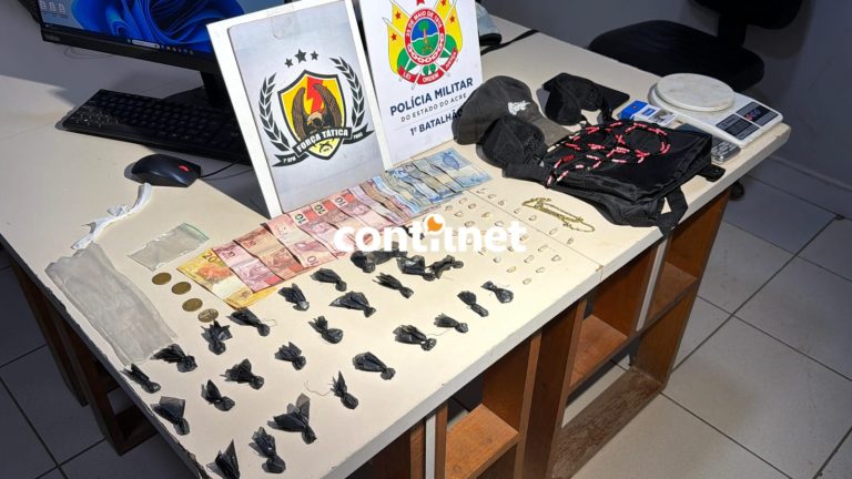 Muž zatčen za obchodování s drogami během policejní akce v Rio Branco