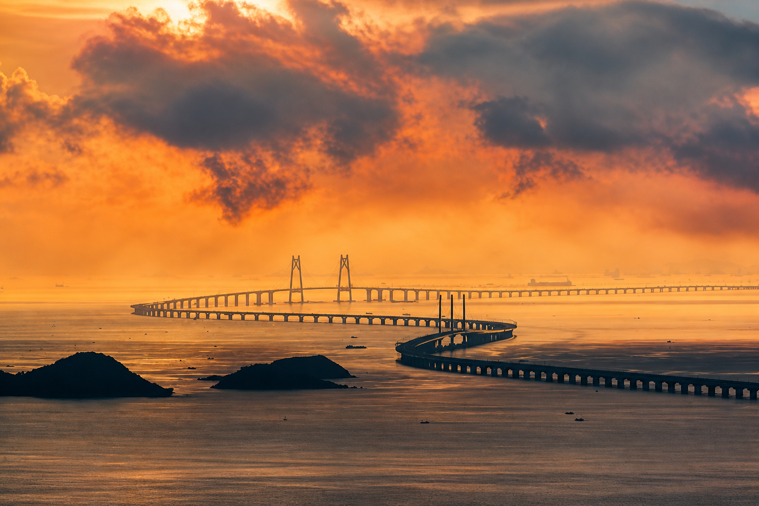 Ponte Hong Kong-Zhuhai-Macau. Crédito: Foto AI