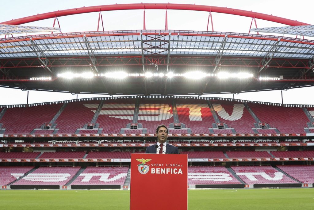 Rui Costa no Estádio da Luz. Crédito: Lusa