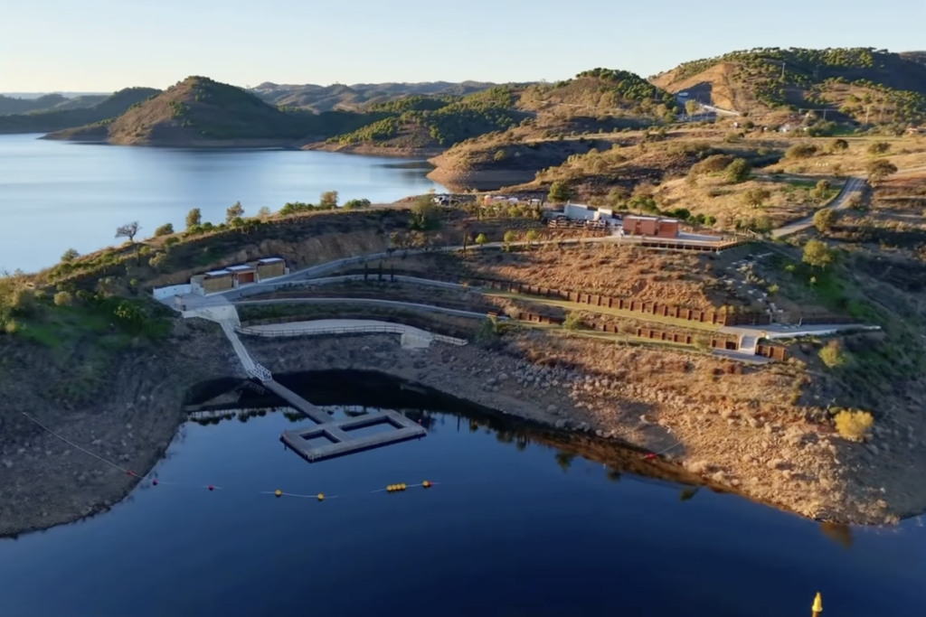 Praia fluvial odeleite. Crédito: CM Castro Marim