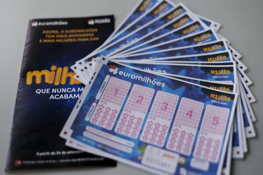 Boletins do Euromilhões. Crédito: Lusa
