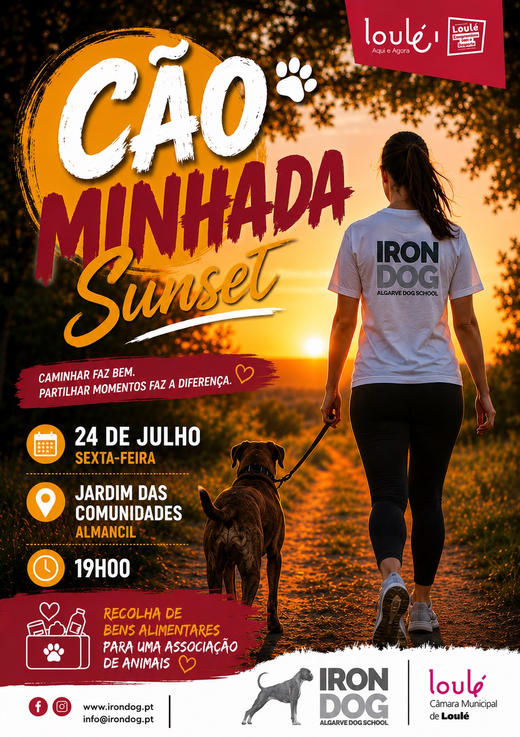 „Cãominhada Sunset“ kombinuje cvičení a solidaritu v Almancil