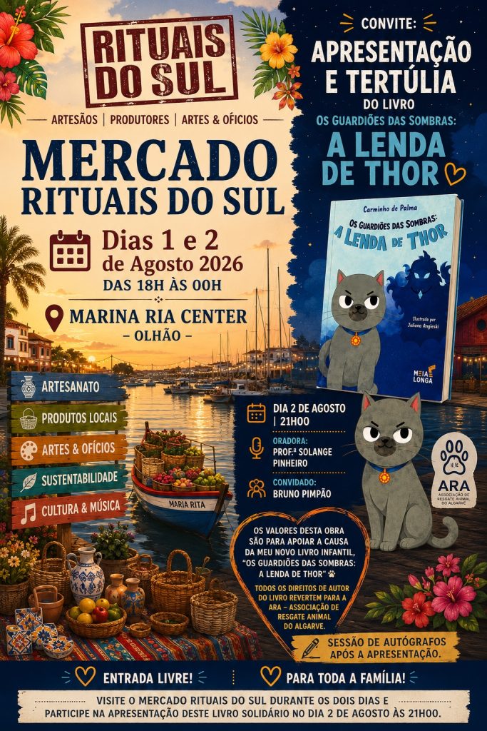 Mercado Rituais do Sul se vrací do Olhão s řemesly, knihami a kampaní solidarity